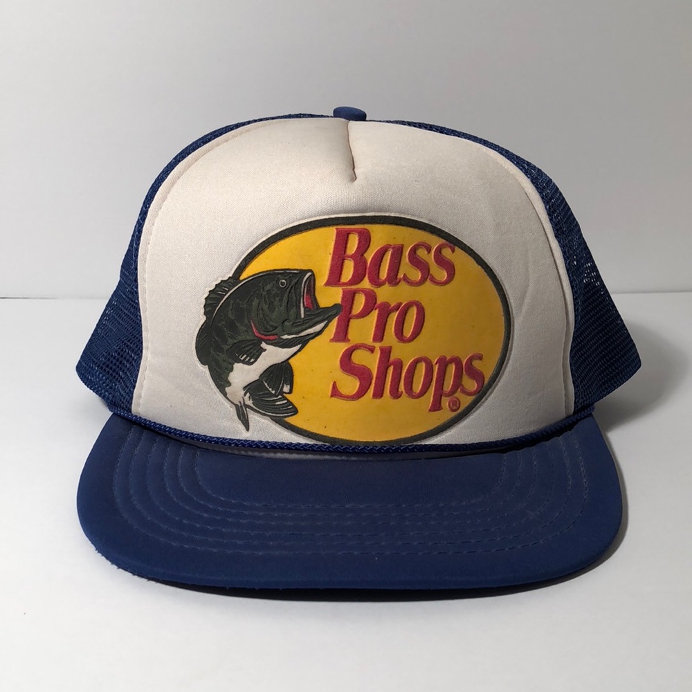 Vintage Bass Pro Shops Trucker Snap Back Hat